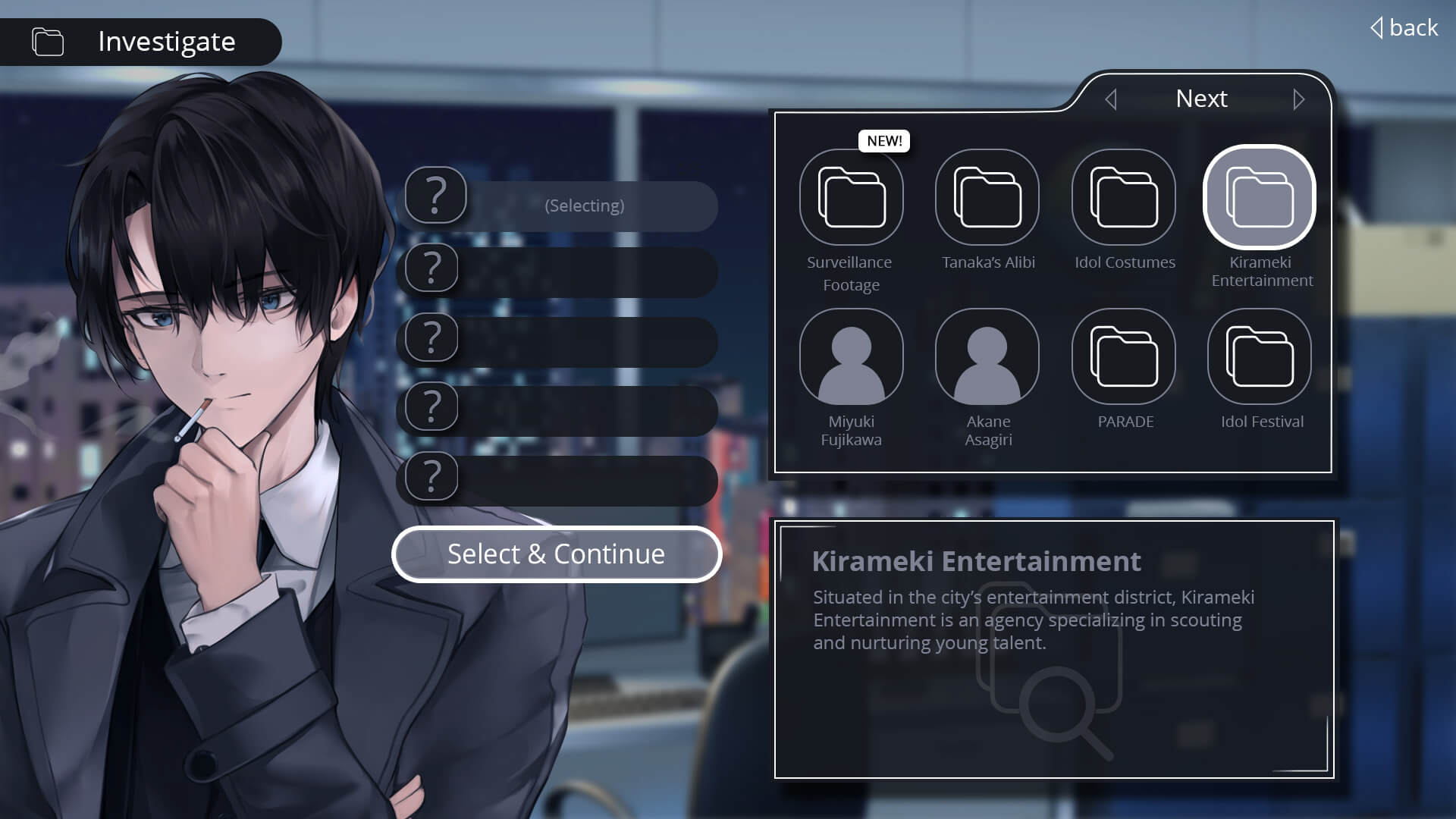 Detective Gameplay
