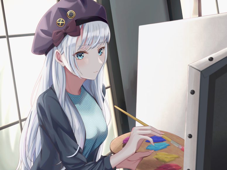 Anime Painting Girl